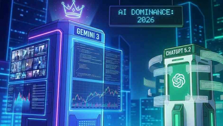 Gemini 3 vs ChatGPT5.2 , Generated By Gemini