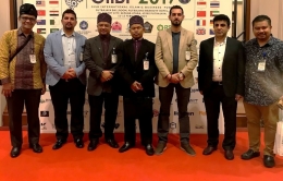 Image: Penulis di salah satu Forum Global Islamic Business sebelum Pandemi (Photo by Merza Gamal)